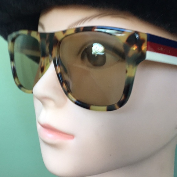 GUCCI – 56mm Square Sunglasses HAVANA MULTICOLOR display picture 3